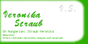 veronika straub business card